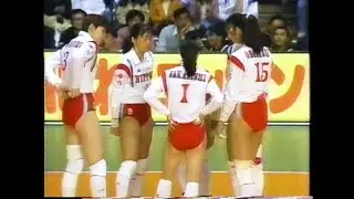 1995年　女子バレー　日本対中国