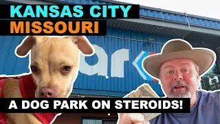Kansas City Kansas & Missouri Travel Vlog - The Best Dog Park Ever! S1E12