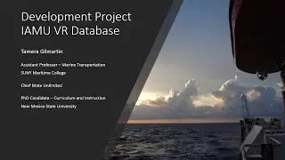 IAMU Webinar &ldquo;VR training video database&rdquo;