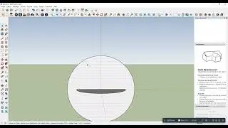 how to draw a sphere on SketchUp 3D