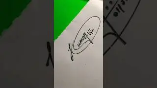Do Letter K signature Kumar #calligraphy #signaturestyle #shorts ❤️❤️