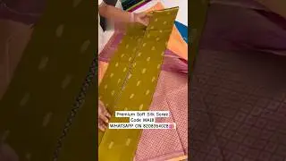🛍️ Premium Soft Silk Saree #saree #wedding #shorts