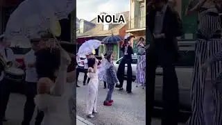 This is how you get married in the French Quarter of New Orleans, Louisiana!  #neworleans