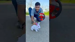 RC Spider Ko Hata k RC Rabbit Hi Hi 😀