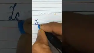 📝 Writing Names With Letter L In Cursive Writing ✍️📝#shorts #lavanya #name