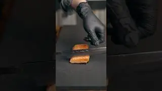 I can't cut the salmon, so I sharpen the knife.