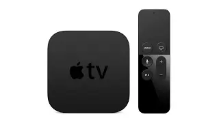 Новый Apple TV с пультом дистанционного управления с датчиком движения