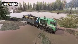 Snow Runner 🚛🚜👀(Moulin Br&ucirc;lant-Phase 7)#22 - Ames Perdues (Partie 2) - 🚚🚘