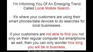 Small Business Marketing Strategies - Understand The Importance Of Local Mobile Marketing