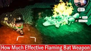 Dinkum Gameplay How Much Effective Flaming Bat Weapon?