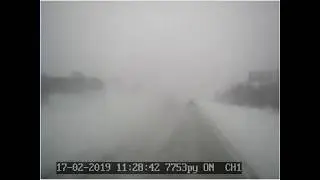 Snowplow Crash in Juneau County