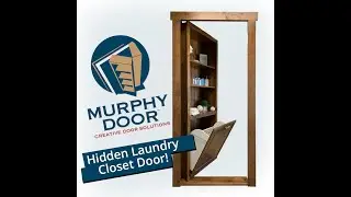 Hidden Laundry Closet Door