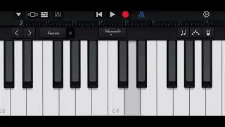 Ode To Joy 🎹✨ Piano Tutorial on iPhone (GarageBand)