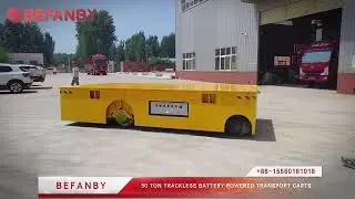 50 Ton Trackless Battery Powered Transport Carts, Dies Transfer Cart Exported To America