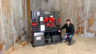 Tommy Industrial Hydraulic Ironworker, Setup and Installation