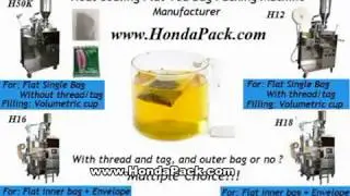 Inner and outer tea bag packing machine, filter paper tea bag packing machine