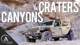 Death Valley Adventures - Titus Canyon Road, Ubehebe Crater, & the Racetrack Playa - Jeep Gladiator