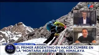 TN - Juan Pablo Toro, el primer argentino en hacer cumbre en la &ldquo;monta&ntilde;a asesina&rdquo; del Himalaya