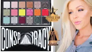 SHANE DAWSON x JSC CONSPIRACY PALETTE Review + Tutorial || Hallie Anne