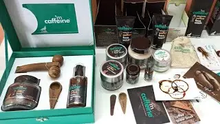 Mcaffeine products unboxing | mcaffeine de-stress gift kit | promocode in video|link in description