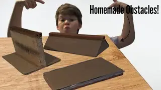 3 SUPER easy DIY Fingerboard Obstacles that YOU can build at home!