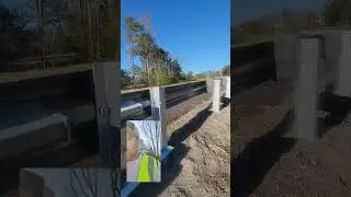 GUARDRAILS MISSING ANCHOR CABLE REPLACED. NEW HIT=LIFE SAVED!!!