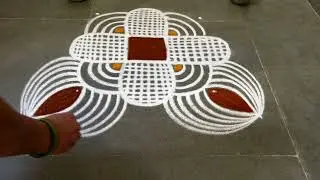 Easy padikolam designs| Simple muggulu designs| easy rangoli designs| Beginners kolam