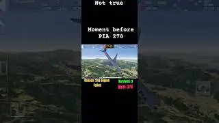 Flight PIA 278 crash animation #planes #crash #b777300er #edits #nottrue #fake