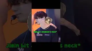 Jimin Bit Jungkook On The Neck When Jungkook Twirled Him Around 🥵🤭 #shorts #jungkook #jimin #bts