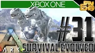 Ark Xbox One Gameplay! Ep 31 - TWIN ALBINO T-REX'S!!!