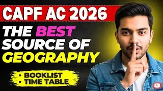 📚 CAPF AC Geography Booklist & Resources