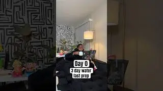 Prepping for a 3 day water detox and health reset