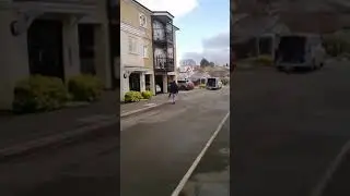 Window cleaning of block of flats