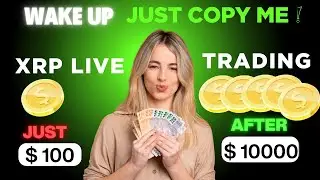 XRPUSDT Live Analysis How To Grow $100 to $10000 (CGI Indicator Signals &  Alerts) #cryptocurrency