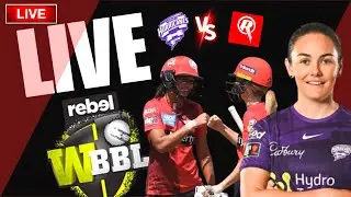 🔴WBBL Live | Hobart Hurricanes Women vs Melbourne Renegades Women | HBHW vs MLRW Live