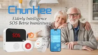 Chunhee Wi-Fi Caller TY03 Einrichtungsanleitung: Smart SOS-Einrichtungsanleitung für Senioren (De)