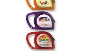 Carabiner Tape Measures Custom Company Logo Full Color Imprint Customized