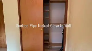 Radon abatement installation - Sub-slab Closet