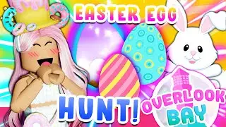 🐣 Finding Easter Egg LOCATIONS In The Overlook Bay Easter Egg Hunt 🐰 | Roblox Overlook Bay