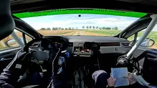 Grabfeldrallye 2025 Onboard Renault Clio Rally5 Team Wittner WP2 Möbelwerke