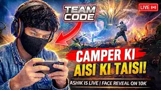 🔴BGMI LIVE Conqueror Hunter x Team Code | ASHIK is LIVE #bgmi #bgmilive #pubgmobile