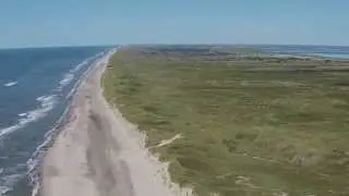 Sunshine Drone Flight at Nørre Lyngvig Fyr and Hvide Sande, Denmark