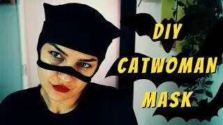 DIY Catwoman Halloween Costume #catwoman #halloween  #lastminutecostume