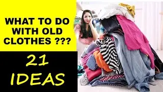 21 AMAZING IDEAS TO REUSE OR RECYCLE OLD CLOTHES INTO SOMETHING NEW @diyprocessbyhema