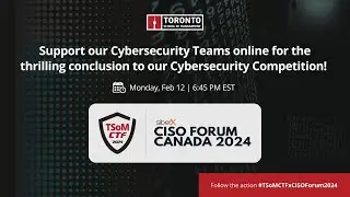 Support our Cybersecurity Teams online for the conclusion to our Cybersecurity Competition!