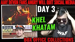 THANK GOD BOX OFFICE COLLECTION DAY 3 | AJAY DEVGN | HUGE DROP | KHEL KHATAM