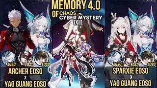 V5 | Hypercarry Archer E0S0 x Sparxie E0S0 Premium Team | Memory of Chaos 4.0 #sparxie #yaoguang