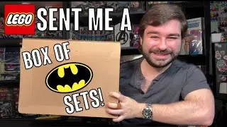 LEGO Sent Me a GIANT Box Full of NEW BATMAN Sets - Let's Open It!