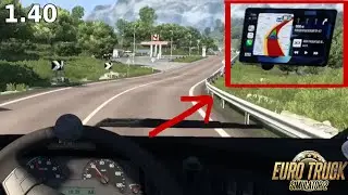 iPad Air 2020 GPS Mod with Truck Mod (ETS2 1.40)