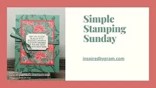 Simple Stamping Sunday Toile Christmas